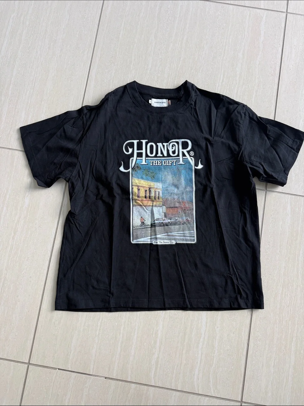 Honor The Gift Black Graphic Tee